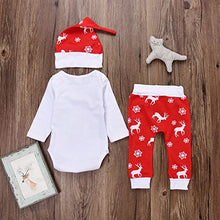 Load image into Gallery viewer, Xmas Newborn Infant Baby Boy Girl Romper Jumpsuit Tops+Pants Christmas Deer Outfits Set Kids Christmas Costume
