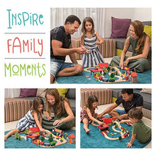 Load image into Gallery viewer, KipiPol Wooden Train Tracks Set for Kids, Toddler Boys and Girls 3, 4, 5 Years Old and Up - 69 Pieces – Premium Wood Construction Toys - Fits Thomas, Brio, IKEA, Imaginarium, Melissa and Doug
