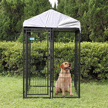 Load image into Gallery viewer, Sandinrayli Medium Outdoor Dog Kennel Cat Pet Shelter Waterproof Cover Shade Enclosure House Cage
