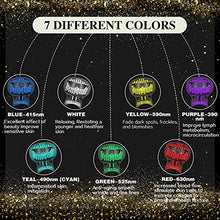 Load image into Gallery viewer, LED Face Mask, GYH 7 Colors LED Skin Mask - Blue &amp; Red Light for Face and Neck Skin, Ultra-Light Wireless Facial Photon Beauty Mask for Rejuvenation Tightening Skin(Only 260g)
