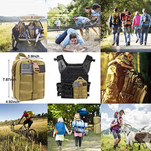 Load image into Gallery viewer, Monoki First Aid Survival Kit, 302Pcs Tactical Molle EMT IFAK Pouch Outdoor Gear EDC Emergency Survival Kits First Aid Kit Trauma Bag for Hiking Camping Hunting Car Travel or Adventures-Mud Yellow
