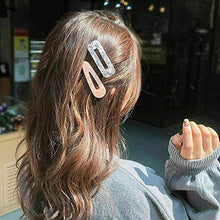 Load image into Gallery viewer, Hair Clips and Acrylic Resin Hair Barrettes, Marble Geometric Alligator Hair Bobby Pins, Fashion Elegant Hair Accessories Gifts for Women Girls
