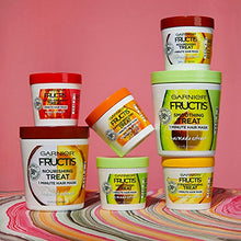 Load image into Gallery viewer, Garnier Fructis Strengthening Treat 1 Minute Hair Mask with Banana Extract, 3.4 Ounce
