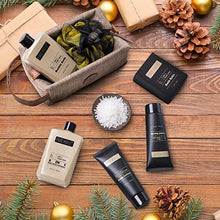 Load image into Gallery viewer, BUNDLE of 2 Sets - Mens Bath and Body Spa Gift Baskets Set - Amber &amp; Sandalwood | Musk &amp; Blonde Woods
