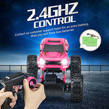 Load image into Gallery viewer, DOUBLE E RC Cars for Girls Newest 1:12 Scale Remote Control Car with Rechargeable Batteries and Dual Motors Off Road RC Trucks, Rc Racing Car Gift for Daughter Kids
