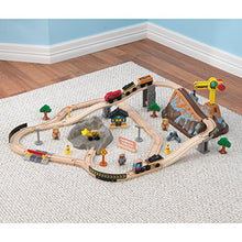 Load image into Gallery viewer, KidKraft Bucket Top Construction Train Set, 61-Piece
