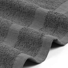Load image into Gallery viewer, Utopia Towels Grey Salon Towels, Pack of 24 (Not Bleach Proof, 16 x 27 Inches) Highly Absorbent Towels for Hand, Gym, Beauty, Hair, Spa, and Home Hair Care

