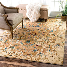 Load image into Gallery viewer, nuLOOM Sebrina Floral Persian Area Rug, 4' 1" x 6', Beige
