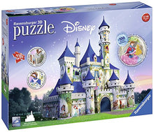 Load image into Gallery viewer, Ravensburger Disney Castle 216 Piece 3D Jigsaw Puzzle for Kids and Adults - Easy Click Technology Means Pieces Fit Together Perfectly
