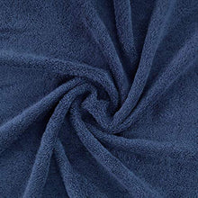 Load image into Gallery viewer, Qute Home Spa &amp; Hotel Towels 6 Piece Towel Set, 2 Bath Towels, 2 Hand Towels, and 2 Washcloths - Navy Blue
