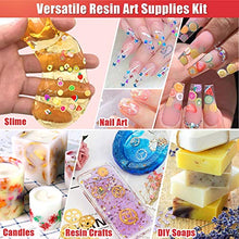 Load image into Gallery viewer, Resin Decoration Accessories Kit, Thrilez Resin Jewelry Making Supplies Kit with Dried Flowers, Resin Glitter Sequin, Mica Powder, Resin Foil Flakes and Epoxy Resin Fillers for Resin Crafts Beginners

