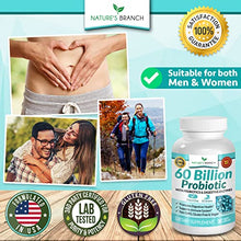 Load image into Gallery viewer, 60 Billion Probiotics for Women, Probiotics for Men - Guaranteed 10 Strains - Prebiotics &amp; Digestive Enzymes, One A Day Supplement with Lactobacillus Acidophilus, Renew Mood Health - 30 Vegan Capsules
