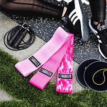 Load image into Gallery viewer, Sweet Sweat Waist Trimmer (Pink Medium) + Hip Bands Bundle
