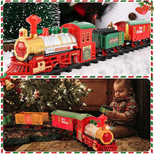 Load image into Gallery viewer, Lucky Doug Christmas Train Toys Set Around Tree for Kids, Electric Train Set with Light &amp; Sounds Include 4 Cars and 10 Tracks, Christmas Trains Sets Gift for 2 3 4 5 6 Years Old Boys Girls Toddlers
