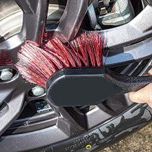 Load image into Gallery viewer, bzczh Tire and Wheel Brush, Dense Bristle, Rim Brush，Extra Auto Detailing Brush, Clean Dirty Wheels and Tire Dirt, Easy to Carry for Scrubbing
