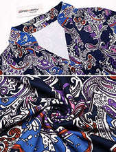 Load image into Gallery viewer, CEASIKERY Women's 3/4 Sleeve Floral V Neck Tops Casual Tunic Blouse Loose Shirt 008
