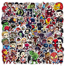 Load image into Gallery viewer, Teens Hero Stickers[100pcs] Waterproof for Decal,Laptop Hydro Flask Water Bottle Car Cup Computer Guitar Skateboard Luggage Bike Bumper, Kid/Teen Gift
