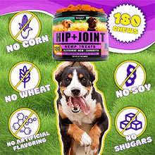 Load image into Gallery viewer, Advanced Glucosamine for Dogs Hip and Joint Supplement - Arthritis &amp; Joint Support for Dogs with Glucosamine, Chondroitin, MSM - Effective Hip and Joint Chews for Large &amp; Small Dogs with Pain Relief
