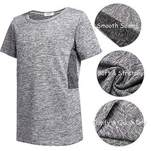 Load image into Gallery viewer, Boyoo Boy's 3 Pack Performance Quick Dry T-Shirts Moisture Wicking Youth Breathable Active Athletic T Shirts
