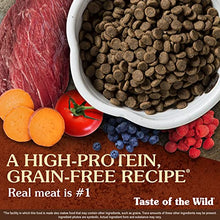 Load image into Gallery viewer, Taste of the Wild High Prairie Canine Grain-Free Recipe with Roasted Bison and Roasted Venison Adult Dry Dog Food, Made with High Protein from Real Meat and Guaranteed Nutrients and Probiotics 28lb

