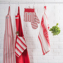 Load image into Gallery viewer, DII Kitchen Collection, Gourmet Chef, Apron, Striped Tomato
