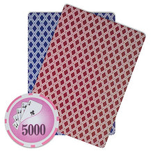 Load image into Gallery viewer, Brybelly Yin Yang Poker Chip Heavyweight 14-Gram Clay Composite – Pack of 50 ($5000 Pink)
