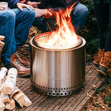 Load image into Gallery viewer, Solo Stove Bonfire with Stand Portable Fire Pit Stainless Steel Fire Pits Wood Burning and Low Smoke Camping Stove | 19.5x14 Inches Outdoor Fire Pits
