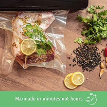 Load image into Gallery viewer, Nutri-Lock Vacuum Sealer Bags. 2-Pack 8"x50' Commercial Grade Food Saver Bags Rolls. Nutri-lock Bags Work with Foodsaver. Perfect for Sous Vide.
