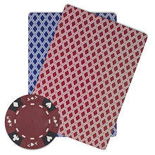Load image into Gallery viewer, Brybelly 50 Red Ace King Suited Clay Composite 14 Gram Poker Chips
