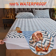 Load image into Gallery viewer, Waterproof Mattress Protector-Premium Crystal Velvet Fabric Fits Up 14 Inch Deep Pocket Twin Bed Mattress-Breathable Noiseless Mattress Pad Cover Protection Vinyl-Free Washable (Full Size)
