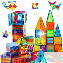 Load image into Gallery viewer, Magnetic Tiles Building Blocks STEM Magnet Blocks Toys for 3+ Year Old Boys and Girls,Educational Toy Gifts for Toddlers Kids Develop Children's Ability to Observe,Imagine,Practice.
