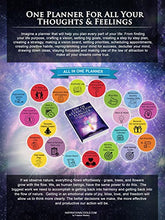 Load image into Gallery viewer, Law of Attraction Daily Planner - Deluxe Day Calendar and Gratitude Journal to Increase Productivity, Happiness &amp; Time Management - Non Dated, A5 Purple Hardcover + Bonus Stickers

