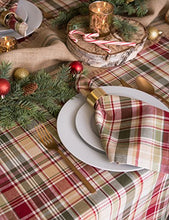 Load image into Gallery viewer, DII Cabin Tablecloth Collection, Give Thanks, 60x104 Tablecloth, Plaid
