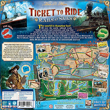 Load image into Gallery viewer, Ticket to Ride Rails &amp; Sails Board Game | Family Board Game | Board Game for Adults and Family | Train Game | Ages 10+ | For 2 to 5 players | Average Playtime 60-120 minutes | Made by Days of Wonder

