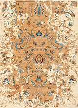 Load image into Gallery viewer, nuLOOM Sebrina Floral Persian Area Rug, 4' 1" x 6', Beige

