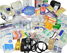 Load image into Gallery viewer, Lightning X Deluxe Stocked Large EMT First Aid Trauma Bag Fill Kit w/Emergency Medical Supplies (Navy Blue)
