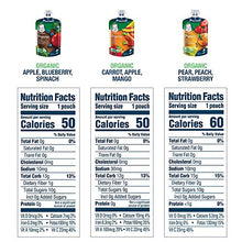 Load image into Gallery viewer, Gerber Organic 2nd Foods, Fruit &amp; Veggie Variety Pack Pureed Baby Food, 3.5 Ounce Pouch, 18 Count (Packaging May Vary)

