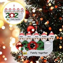 Load image into Gallery viewer, Pop Your Dream Christmas Ornament Quarantine Family Christmas Tree Hanging Ornaments 2020 Christmas Home Decor Xmas Gifts, Free Marker Pen
