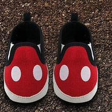 Load image into Gallery viewer, Disney Mickey Mouse Red and Black Infant Shoes (Red and Black, 12_Months)
