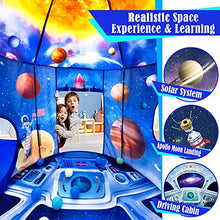 Load image into Gallery viewer, PigPigPen 3pc Kids Play Tent for Boys with Ball Pit, Crawl Tunnel, Rocket Ship Tents for Toddlers, Baby Space World Playhouse Toys, Boys Indoor&amp; Outdoor Play House, Perfect Kid’s Gifts
