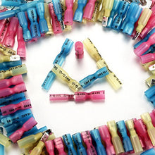 Load image into Gallery viewer, Sopoby 220pcs Wire Spade Connectors, Heat Shrink Female Male Spade Terminals Electrical Crimp Connector Kit
