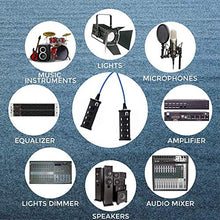 Load image into Gallery viewer, Pair of 4 Channel 3-Pin XLR Male and Female to Single Ethercon - Compact Cat6 Multi Network Snake Receiver- XLR, AES, DMX Channels Over RJ45 Cat5/Cat6 Ethernet Cable
