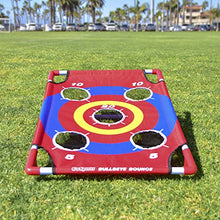 Load image into Gallery viewer, GoSports Bullseye Bounce Cornhole Toss Game - Great for All Ages &amp; Includes Fun Rules
