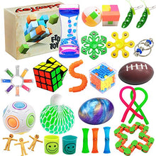 Load image into Gallery viewer, Scientoy Fidget Toy Set, 35 Pcs Sensory Toy for ADD, OCD, Autistic Children, Adults, Anxiety Autism to Stress Relief and Anti Anxiety with Motion Timer, Perfect for Classroom Reward with Gift Box
