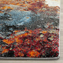 Load image into Gallery viewer, Safavieh Glacier Collection GLA125B Modern Contemporary Abstract Area Rug, 8' x 10', Blue/Multi
