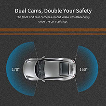 Load image into Gallery viewer, VanTop H610 10" 2.5K Mirror Dash Cam for Cars with Full Touch Screen, Waterproof Backup Camera Rear View Mirror Camera, Enhanced Night Vision with Sony Starvis Sensor, Parking Assistance
