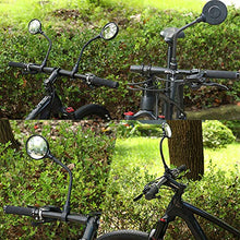 Load image into Gallery viewer, Bike Mirror Handlebar Mount, Convex Rear View Mirror for Mountain Road Bike |Adjustable Rotatable| Wide Angle and Shockproof Bicycle Accessories 2pack

