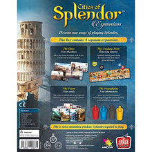 Load image into Gallery viewer, Cities of Splendor Board Game EXPANSION | Family Board Game | Board Game for Adults and Family | Strategy Game | Ages 10+ | 2 to 4 players | Average Playtime 30 minutes | Made by Space Cowboys
