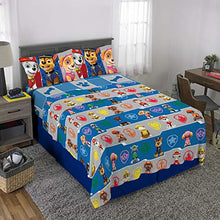 Load image into Gallery viewer, Nickelodeon Paw Patrol Super Soft Kids Bedding Set, 6 Piece Full Size, Includes Grey Leap Into Action Throw
