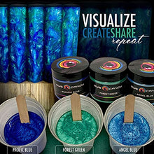 Load image into Gallery viewer, Mica Powder Pigment “Pacific Blue” (25g) Multipurpose DIY Arts and Crafts Additive | Woodworking, Epoxy, Resin, Natural Bath Bombs, Paint, Soap, Nail Polish, Lip Balm (Pacific Blue, 25G)
